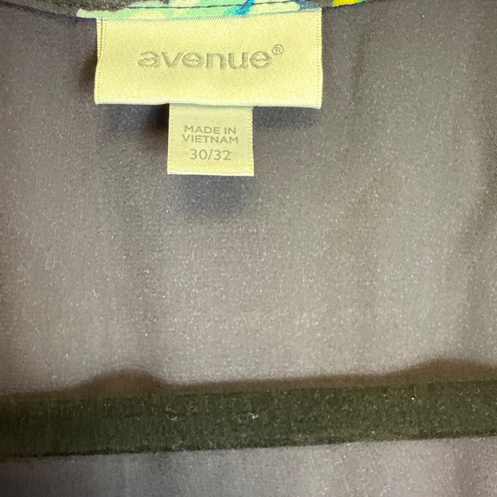 Avenue sheer floral sleeveless duster/dress 30/32 - Picture 3 of 3